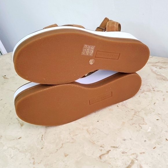 New Lucky Brand Darli Slingback Sandal, Size 10 in Dusty Sand Leather - Picture 12 of 12